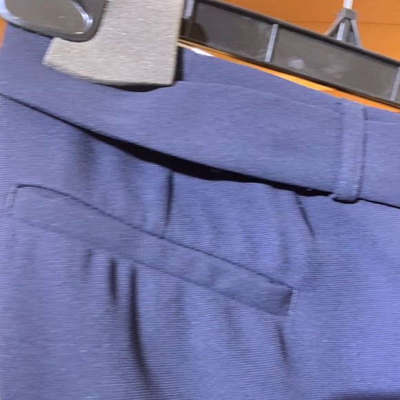 🔥NWOT🔥 Banana Republic Navy Dress Pants w/Removable belt - Fully lined - Sz 4 - Picture 6 of 12